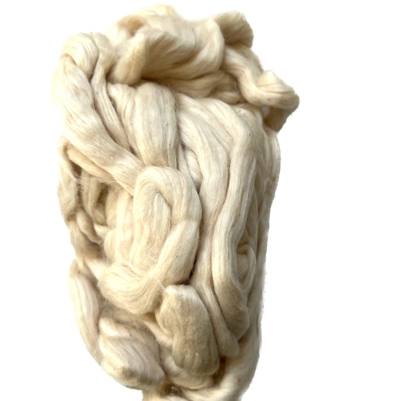 Vegan Yarn Cotton Unspun Desert 50 gm Handmade in Canada - Picture 3 of 3